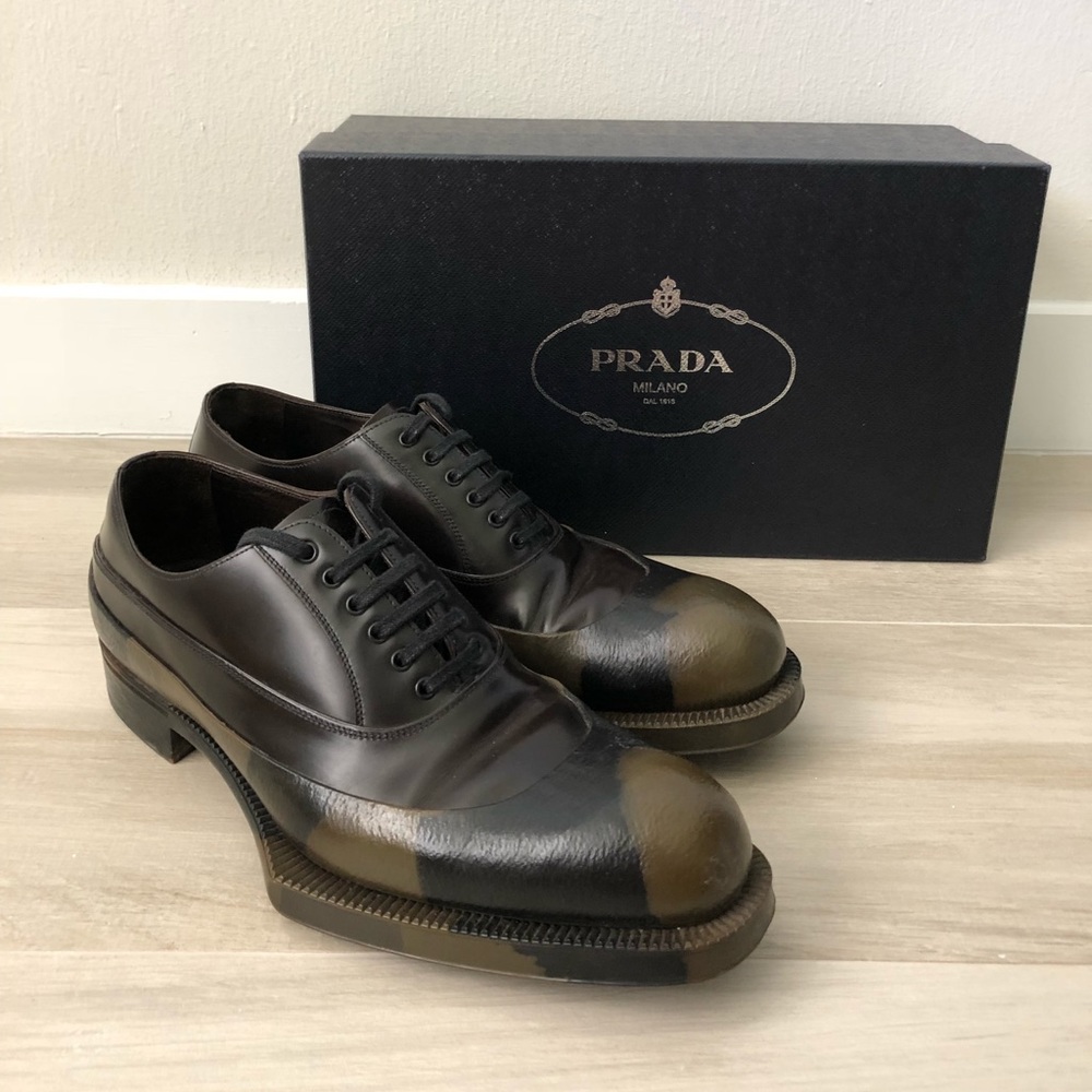 PRADA Rubber Cap toe Runway shoe